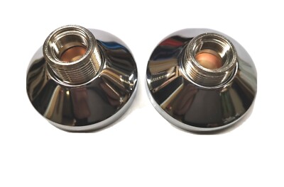 EASY FIT CHROM WANDBEFESTIGUNGSSET FÜR DUSCHVENTIL & BADEWANNENARMATUREN 