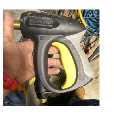 #ad Kärcher Pressure Washer Trigger Spray Gun Handle Black Gray Yellow $60.00