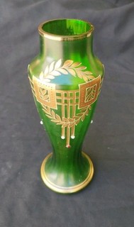Art Nouveau Vase Glass Legras & Cie Hand Painted France