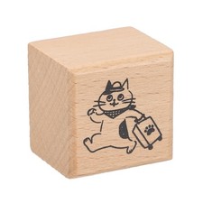 f&uuml;r Wood Cat Stamps Wooden Rubber Stamps Cat Travel Pattern