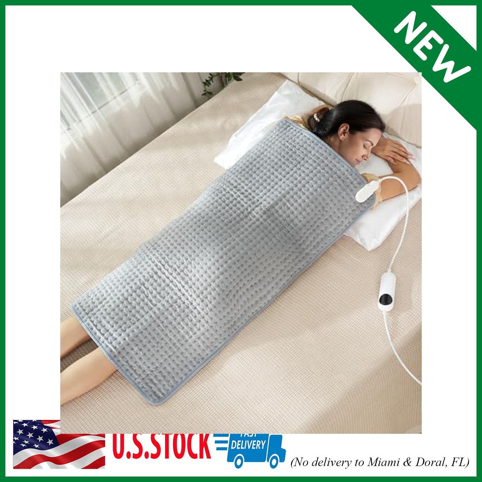 ,20"x40" Extra Large Heating Pad For Back Pain Relief Electr