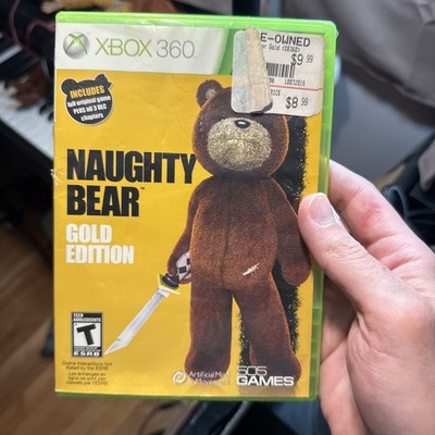 Naughty Bear CIB Gold Edition Microsoft Xbox 360, 2011 COMPLETE Disc Manual Case