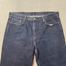 Levis 550 Jeans Mens 40x30 Blue Denim Faded Straight Leg American Workwear Adult