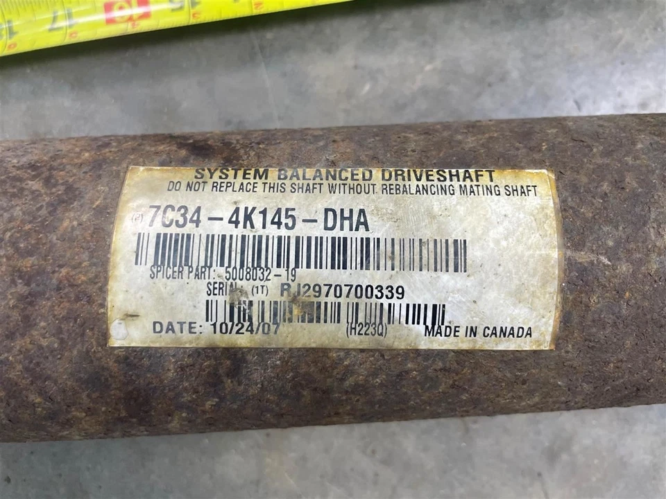Conjunto de eje de transmisión trasero Ford F-350 Super Duty 2008-2010 141" WB 2x2 6,4 L OEM Foto 2 de 4