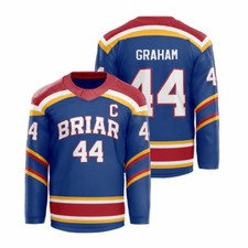 Off Campus Senior Replica White Jersey Briar Hockey Hockey Jersey Printed S-5XL