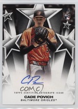 2025 Topps Series 1 Baseball Stars Auto Cade Povich #BSA-CP Auto 8d2
