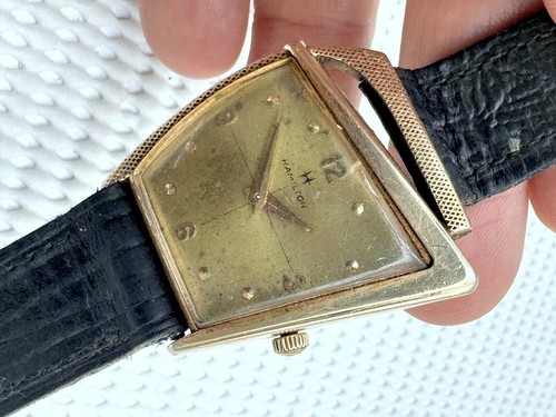 Rarissimo Hamilton Scarce Flight II asimmetrico Arbib quadrante originale cal. 770 - Foto 18 di 20