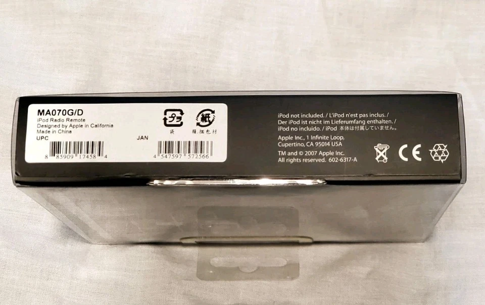 Apple Ipod Radio Remote Rare VINTAGE Sealed NEW IN BOX 885909174584 MA070G/D - Image 4 of 4