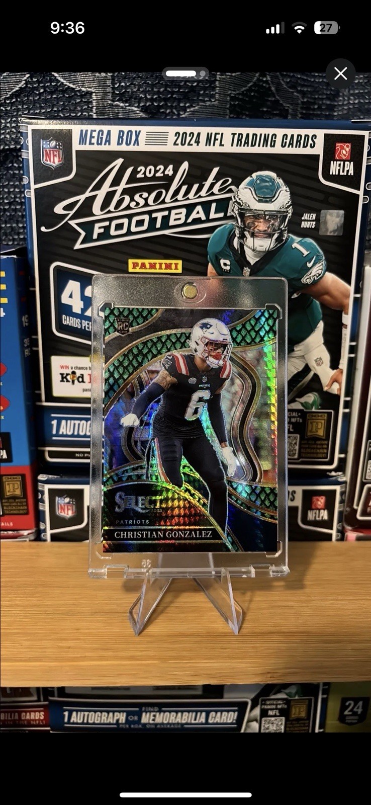 2023 Panini Select - Club Level Christian Gonzalez #286 Dragon Scale Prizm /70  