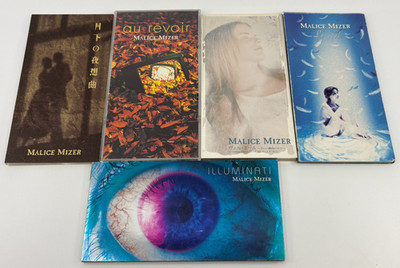 Malice Mizer 3inch 5CDs:Au Revoir/Bel Air/Gekkano Yasoukyoku