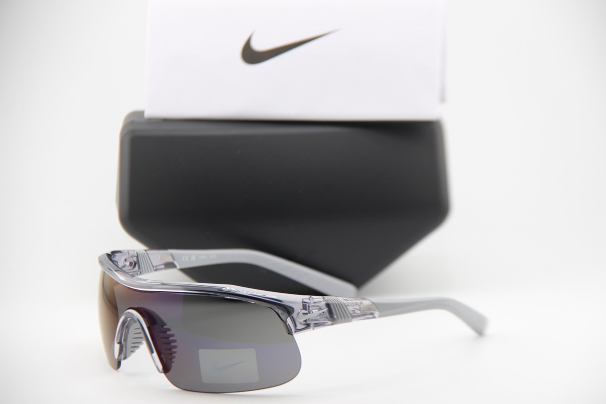 NEW NIKE SHOW X1 DX6520 065 CLEAR GRAY AUTHENTIC FRAMES SUNGLASSES