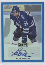 2016-17 Leaf Metal Blue Prismatic 1/25 Klim Kostin #BA-KK1 Auto y3x