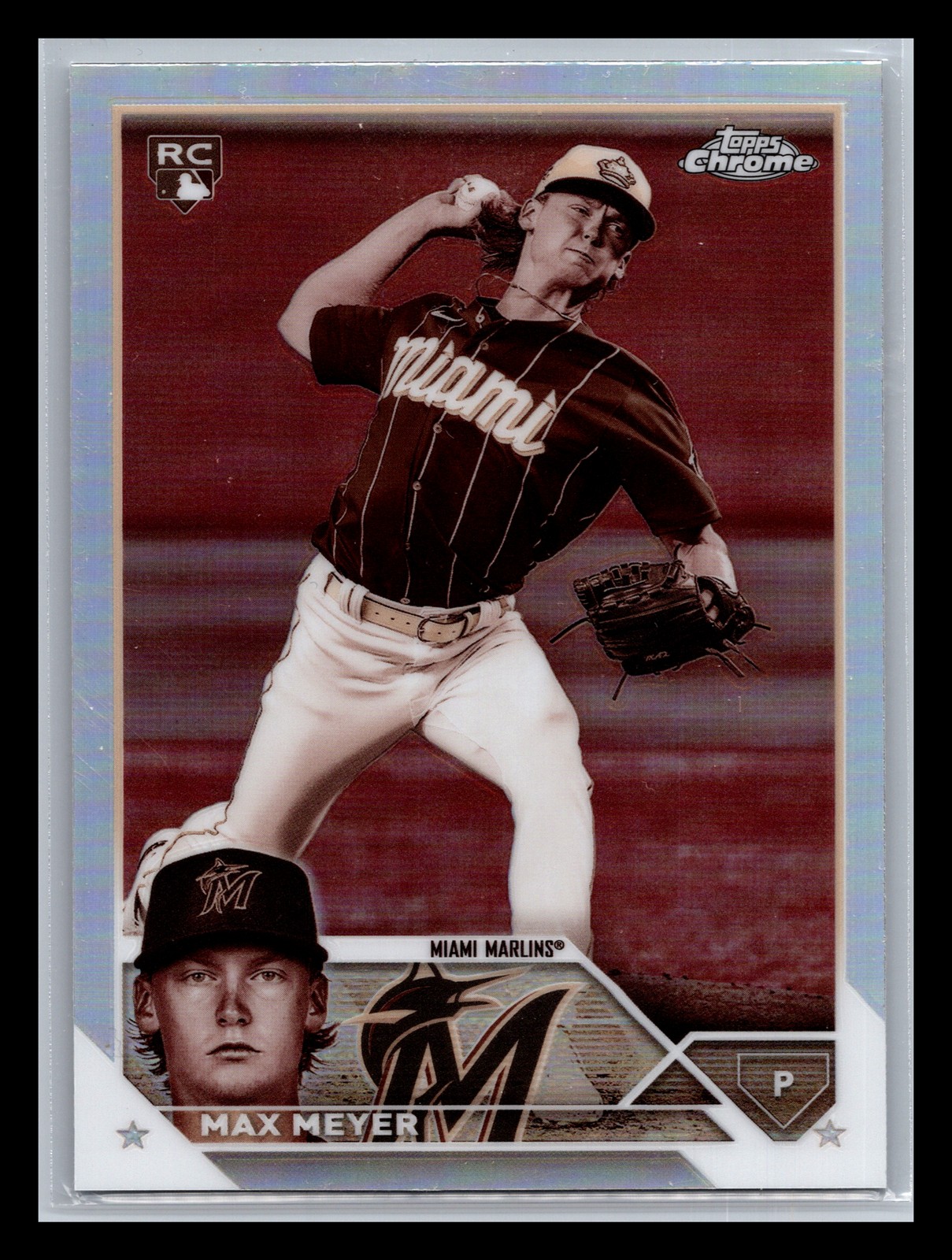 Max Meyer Miami Marlins #104 Topps 2023 Topps Chrome Sepia Refractors