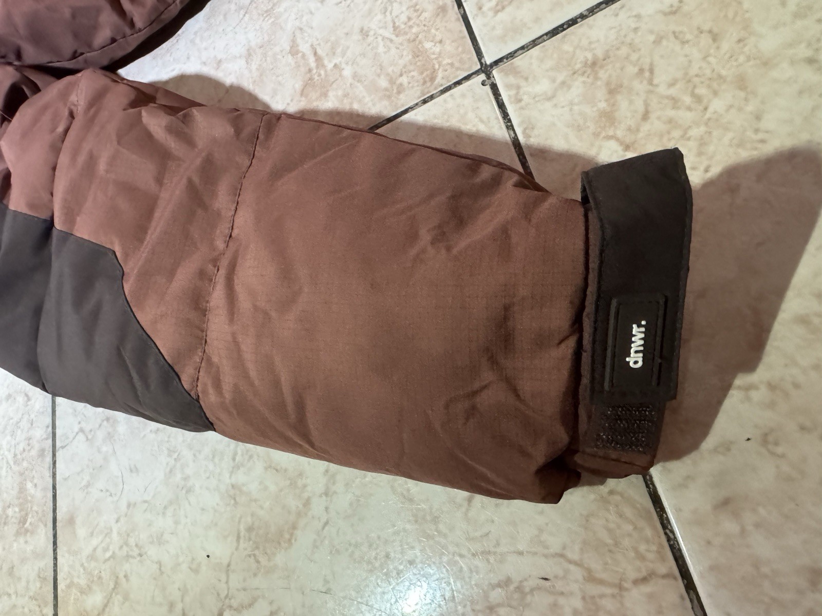 Zara Small Water-Repellent Colorblock Puffer Jacket - Pre-owned image 2