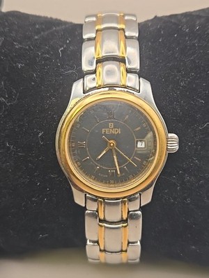 Fendi 210L 26mm Black Date Dial Swiss Quartz Women display picture 3