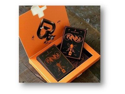 Dual Case Playing Card Set with Ravn Sol and Ravn Mani