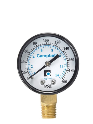 #ad #ad Campbell PG2T NL Polycarbonate 200 PSI Pressure Gauge 2 Dia. x 1 4 Stem in. $10.26