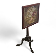 Antique Pedestal Wine table - Side table - Tip Top Embroidery Occasional Table