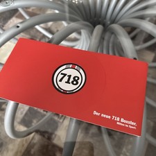 El nuevo Porsche 718 Boxster KlappFlyer para estreno folleto