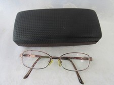 Vintage Joan Collins Eye Glasses with Hard Case, 53/17/140 Brown, 9792, VGC