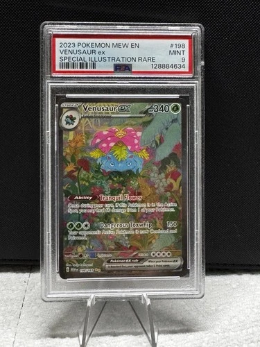 PSA 9 Venusaur ex 198/165 Special Illustration Rare SV151 Pokemon Mint