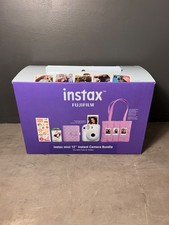 FujiFilm Instax Mini 12 Instant Camera Holiday Bundle Pastel Blue FACTORY SEALED