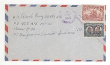 1946 Tegucigalpa Honduras Ft Benjamin Harrison Indianápolis IN cubierta C137 C146