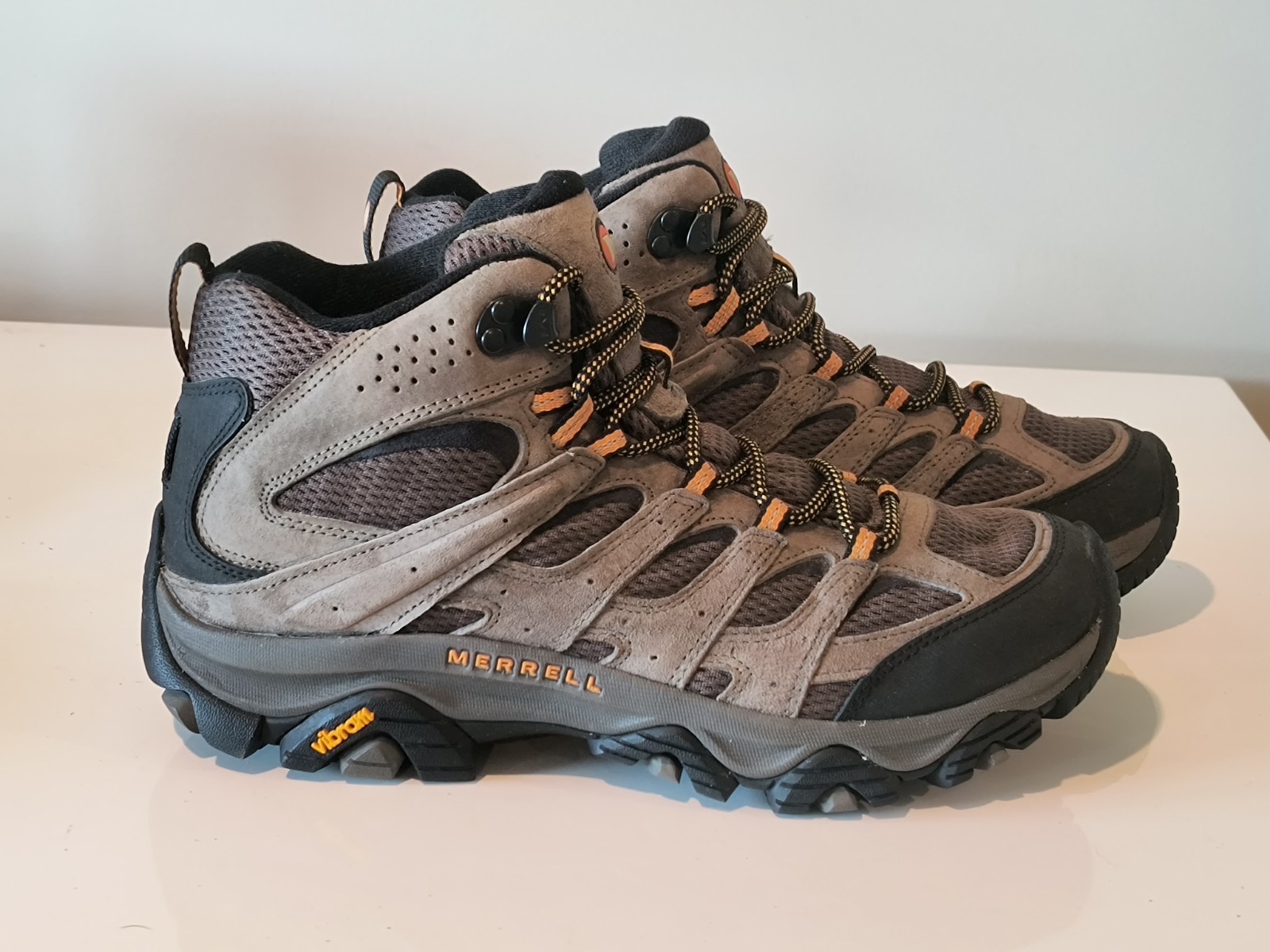 Merrell Moab 3 Mid Vent scarpe da trekking stivali uomo taglia 8 5 noce