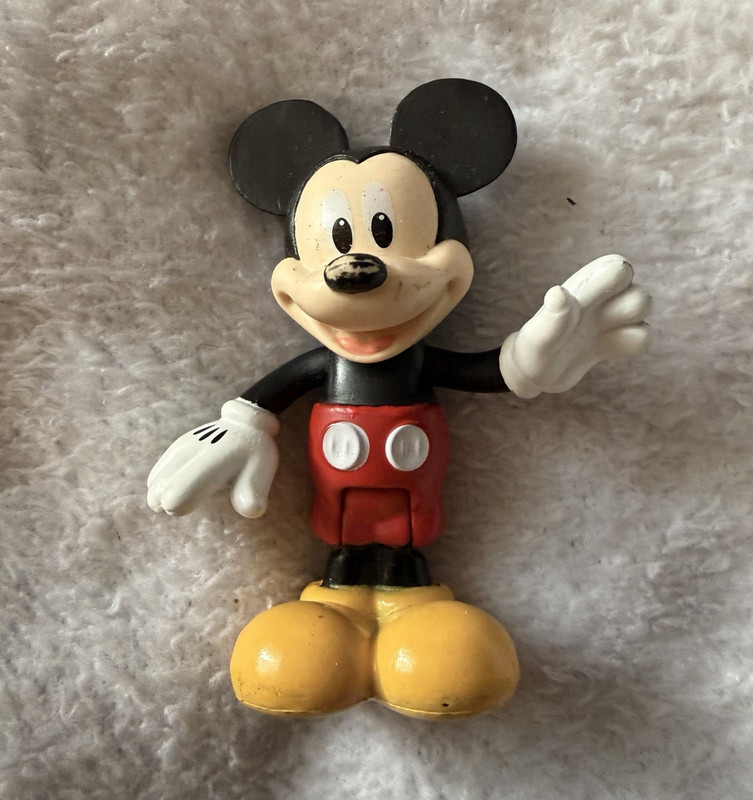 Disney Mickey Mouse 3" PVC Figure 2015 Cake Topper vintage