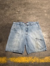 Vintage Baggy Denim Carpenter Shorts Size 46 Rigoletto Hip Hop Baggy