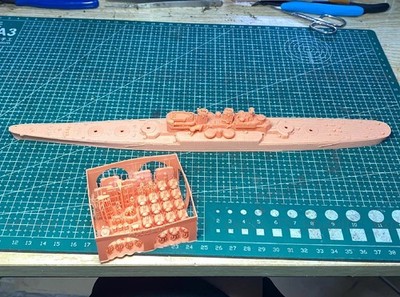 1/700 USS Jacksonville (Cleveland-class CL-6) Light Cruiser(full Hull/waterline)