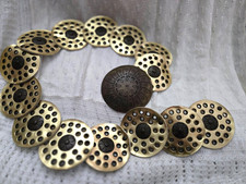 Womens Statement Belt Boho Wide Medallion Disc Festival Concho Western