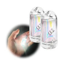 USB Mini LED Lanterns, 2 Pack Waterproof EDC Keychain LED Flashligh... Fast Ship