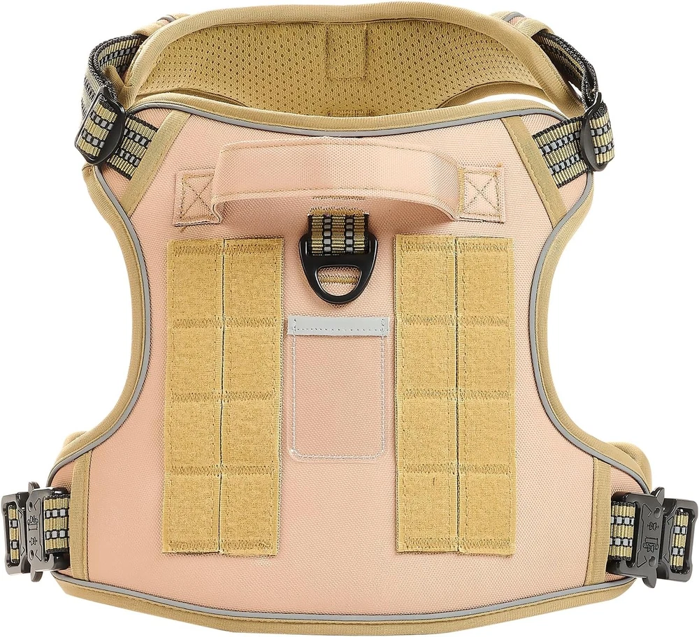 Dog Harness for Large Dogs, No Pull Tactical Dog Harness Adjustable Pet Vest...