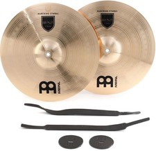 Meinl Cymbals Bronze Student Range Crash Cymbals - 16 inch 1-pair , Traditional