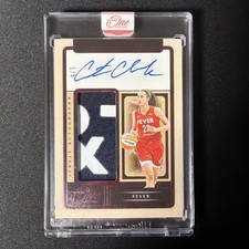 2025 Panini WNBA One and One Caitlin Clark Patch Auto 1/5 FOTL AT&T patch