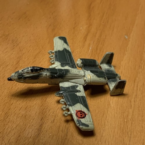 Vintage Galoob Micro Machines A-10 Thunderbolt aereo jet militare mimetico - Foto 3 di 5