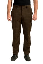 Hugo Boss Men's "Tom232X" Modern Fit Plaid Wool Dress Pants US 34R IT 50