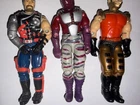 Vintage 1980s 1990s G.I. GI Joe Cobra 3.75 ARAH Figure Lot Overkill Mercer Ninja