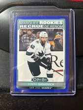 21-22 UD Series 2 O-Pee-Chee Marquee Rookies Blue Border RC Jonah Gadjovich Y