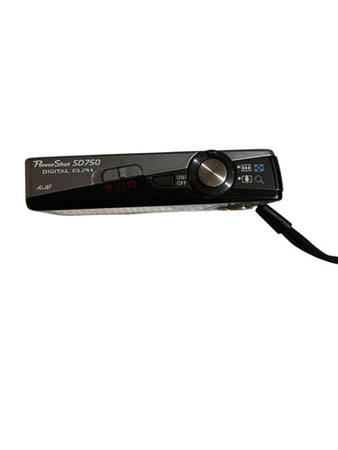 CANON POWERSHOT SD750 DIGITAL ELPH CAMERA Complete In Original BOX 100% Tested! - Picture 4 of 7