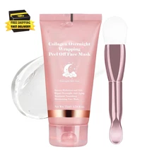 Collagen Night Wrapping Mask, Colorless Gel Deep Nourishing Firming Mask, Enhanc