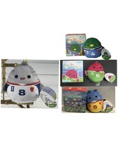 Lot of 4 McDonald  s Squishmallows 26 FIFA World Cup Barella Avery Waverly Gordon