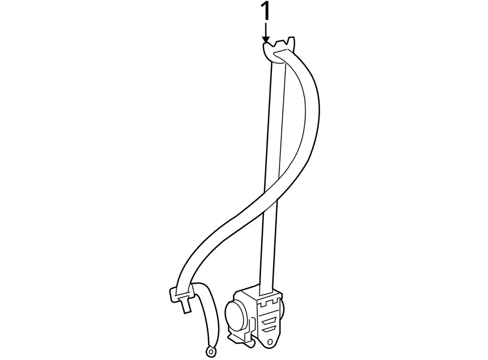 Seat Belt Front 40/20/40 Seat Crew Cab 4 Door Driver Fits 14-21 TUNDRA 1871474 - Imagem 4 de 4