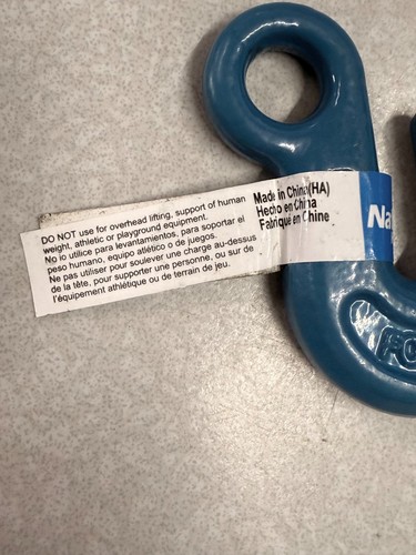 (5) National Hardware 3244BC Blue 1/4" Eye Grab Hooks N177-295 - Picture 5 of 5