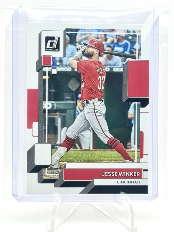 2022 Panini Donruss - Jesse Winker #185 - Cincinnati Reds