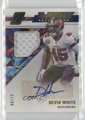 2022 Panini Zenith Z-Jersey 57/99 Devin White #ZJA-DEW Auto 1m6p