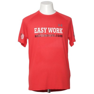 Under Armour, T-shirt, Größe: S/M, THE TECH TEE, Rot, Polyester, Print #PaV