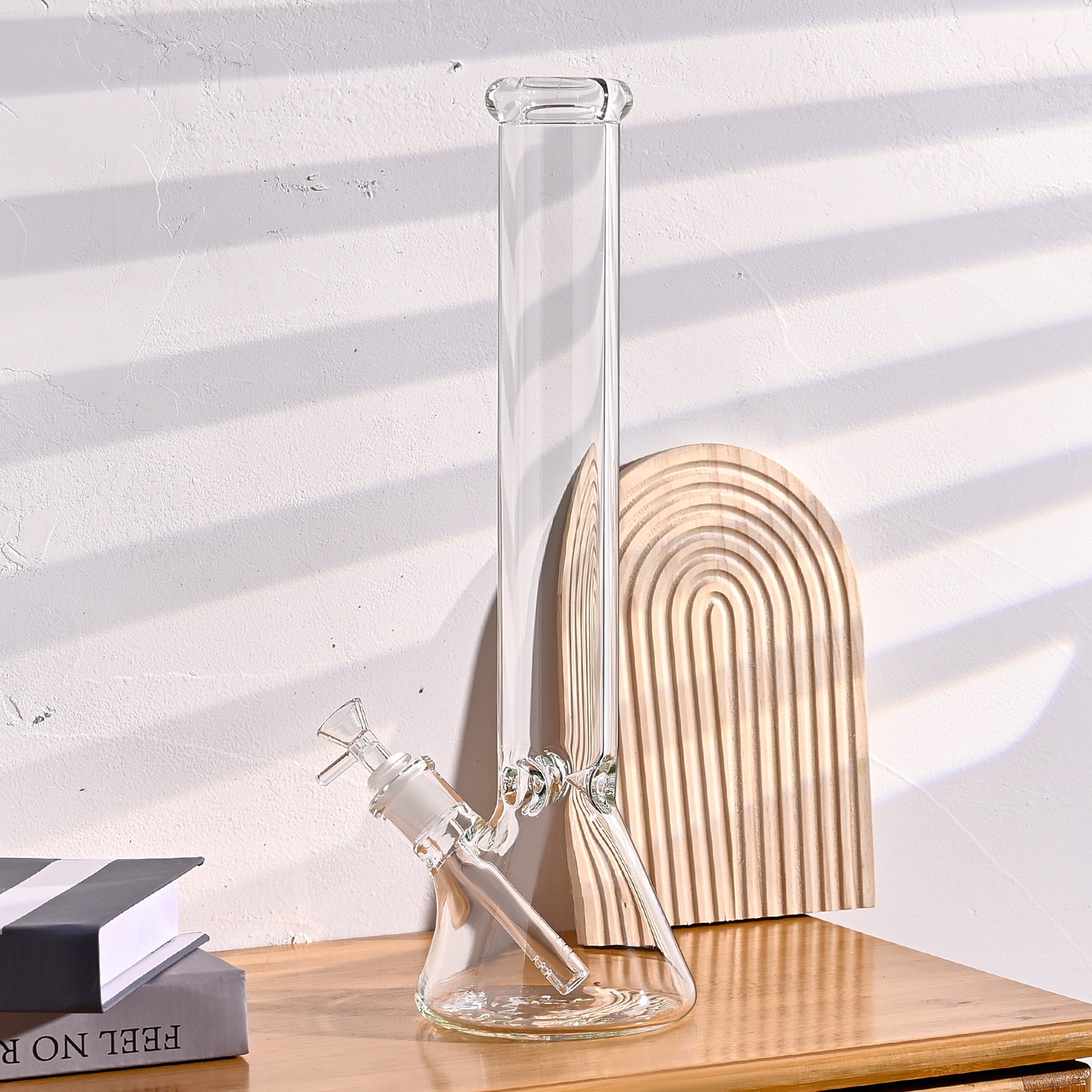 16inch Heavy 9mm Thick Bongs Water Pipe Beaker w/14MM Bowl & Hanging Screen