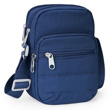 KALIDI Crossbody Card Bag for Women, Zipper Phone Bag RFID Card Slots Shoulde...